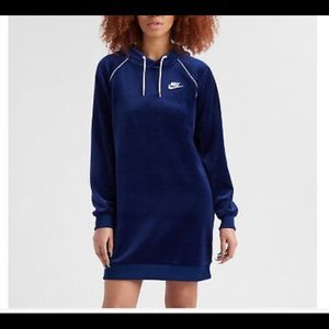 Nike velour hooded dress Clearance